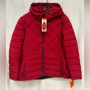 NWT❗️Tommy Hilfiger Red Quilted Jacket XXL